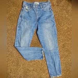 Abercrombie & Fitch High Rise Mom Jeans Sz 2R